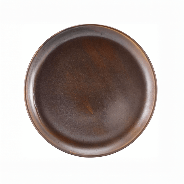 Terra Porcelain Rustic Copper Coupe Plate 30.5cm
