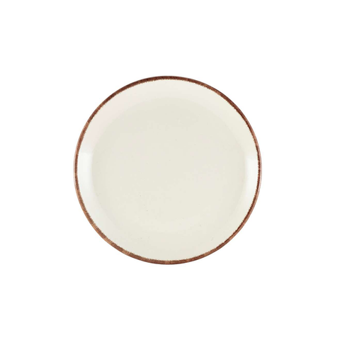 Terra Stoneware Sereno Brown Coupe Plate 19cm