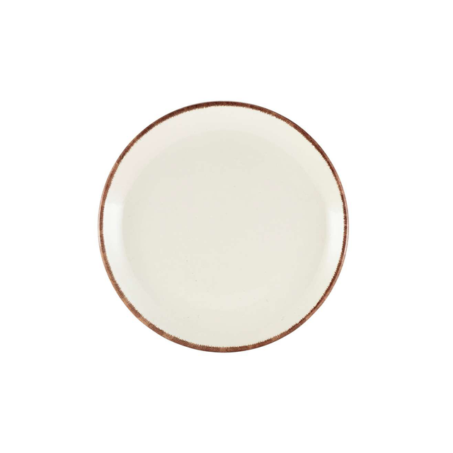 Terra Stoneware Sereno Brown Coupe Plate 19cm