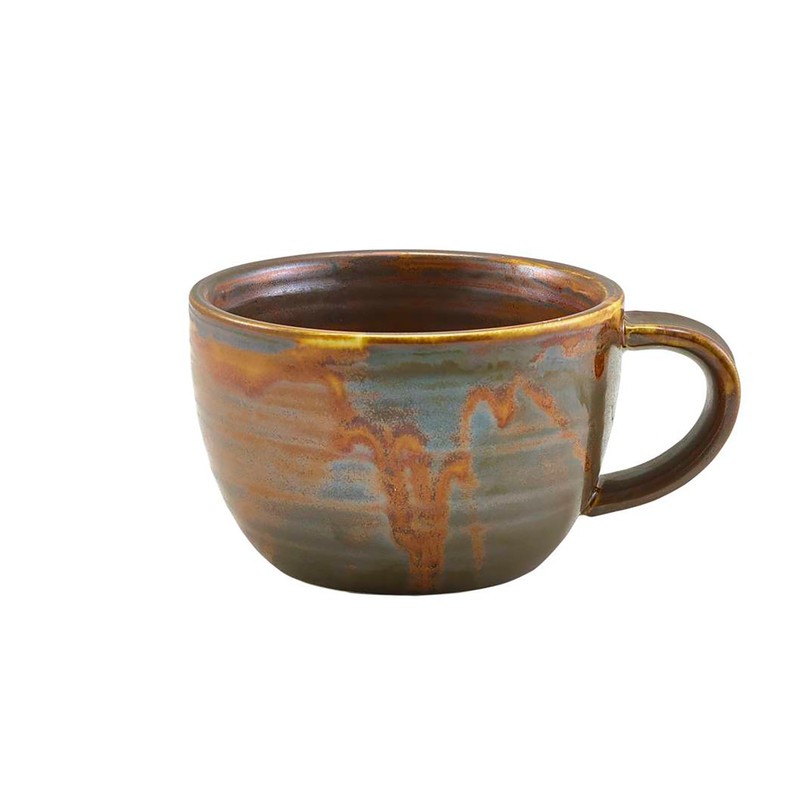 Terra Porcelain Rustic Copper Coffee Cup 22cl/7.75oz