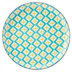 Cadiz Blue and Yellow Plate 10.5" 6 Pack
