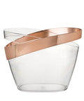 Copper Banded Champagne Bucket 12" (30.5cm)