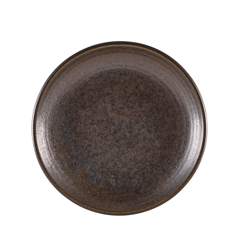 Terra Porcelain Black Deep Coupe Plate 25cm