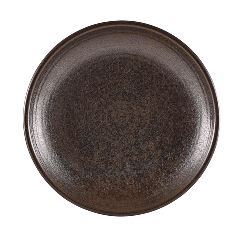 Terra Porcelain Black Deep Coupe Plate 28cm