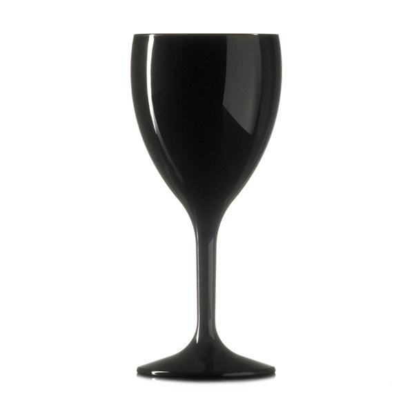 Polycarbonate Elite Premium Wine Black NS 11oz - 12pk