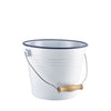 Enamel-Bucket-White-with-Blue-Rim-22cm