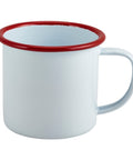 enamel-mug-white-with-red-rim36cl/12.5oz