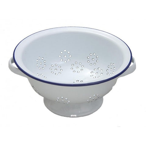 Falcon Enamel White Colander 24cm