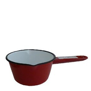 Falcon Enamel Milk Pan Red 14cm