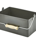 Rectangular Table Caddy 24.5 x 15.5 x 12.5cm Dark Olive