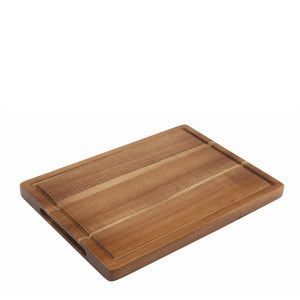 Genware Acacia Wood Serving Board 28x20x2cm