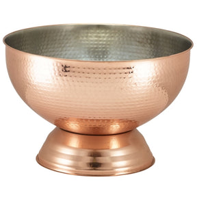Hammered Copper Champagne Bowl 36cm