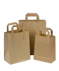 S.O.S Kraft Bags With Handles - Large - 250 Pack