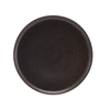 Terra Porcelain Black Low Presentation Plate 25cm