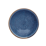 Terra Porcelain Aqua Blue Low Presentation Plate 21cm