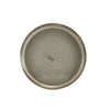 Terra Porcelain Grey Low Presentation Plate 14cm