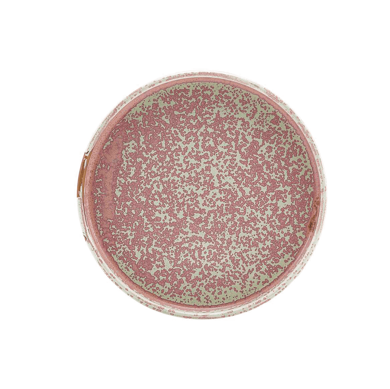 Terra Porcelain Rose Low Presentation Plate 18cm
