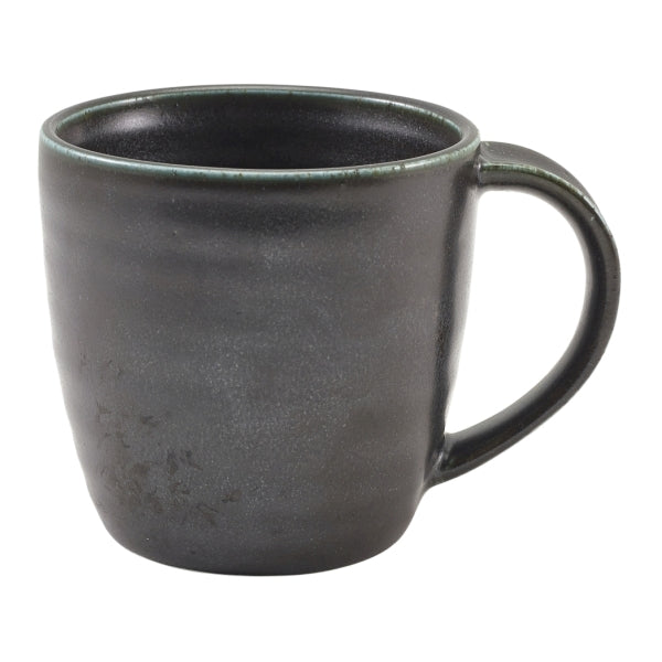 Terra Porcelain Black Mug 32cl/11.25oz 6pk