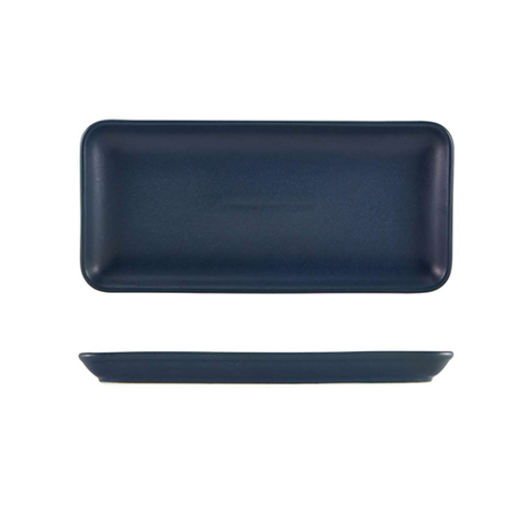 Terra Stoneware Antigo Denim Narrow Rectangular Platter 27 x 12.5cm