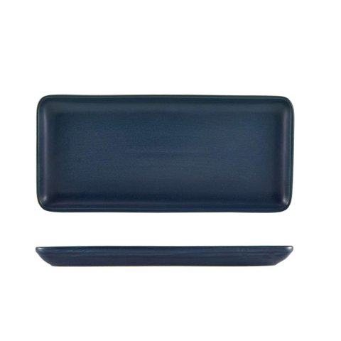 Terra Stoneware Antigo Denim Narrow Rectangular Platter 31 x 14cm