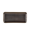 Terra Porcelain Black Narrow Rectangular Platter 27 x 12.5cm