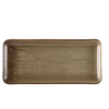 Terra Porcelain Grey Narrow Rectangular Platter 31 x 14cm