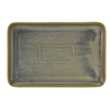 Terra Porcelain Matt Grey Rectangular Platter 30 x 20cm