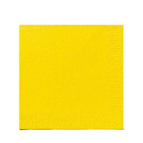 Napkins 40cm 2ply Yellow 2000pk
