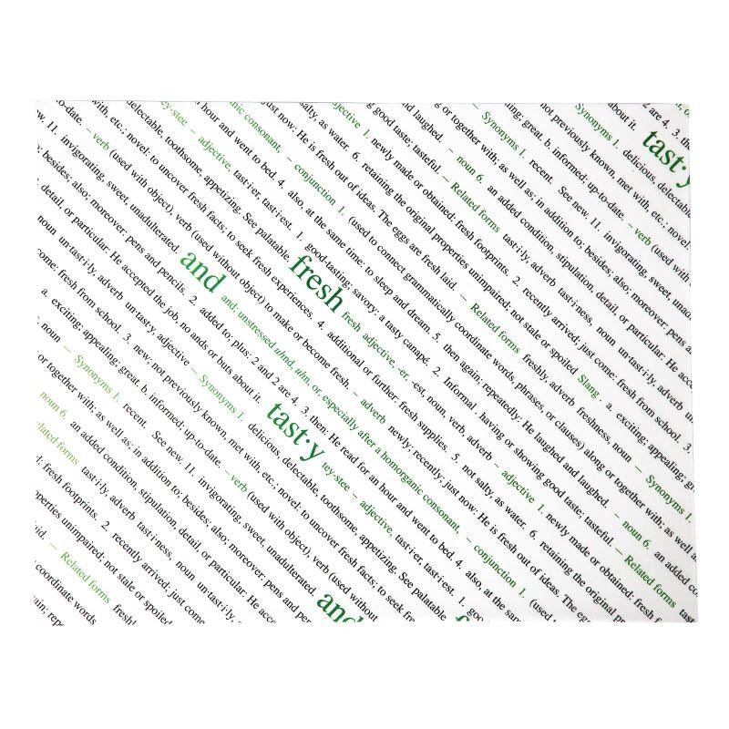 Non-branded Fresh and Tasty Greaseproof Paper - Pack of 500