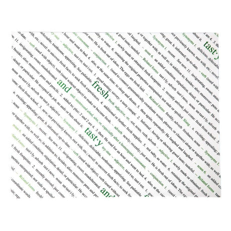 Non-branded Fresh and Tasty Greaseproof Paper - Pack of 500