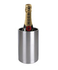 Olympia Wine Bottle Cooler Brushed Steel