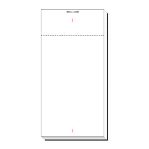 Order Pads Single Part 100 Sheets (63mm x 127mm) - 100pk