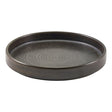 Terra Porcelain Black Presentation Plate 18cm 6pk