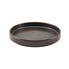 Terra Porcelain Black Presentation Plate 18cm