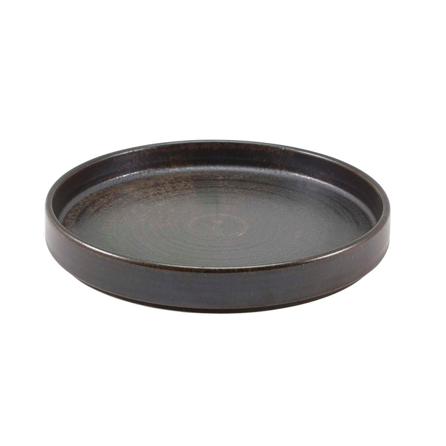 Terra Porcelain Black Presentation Plate 20.5cm