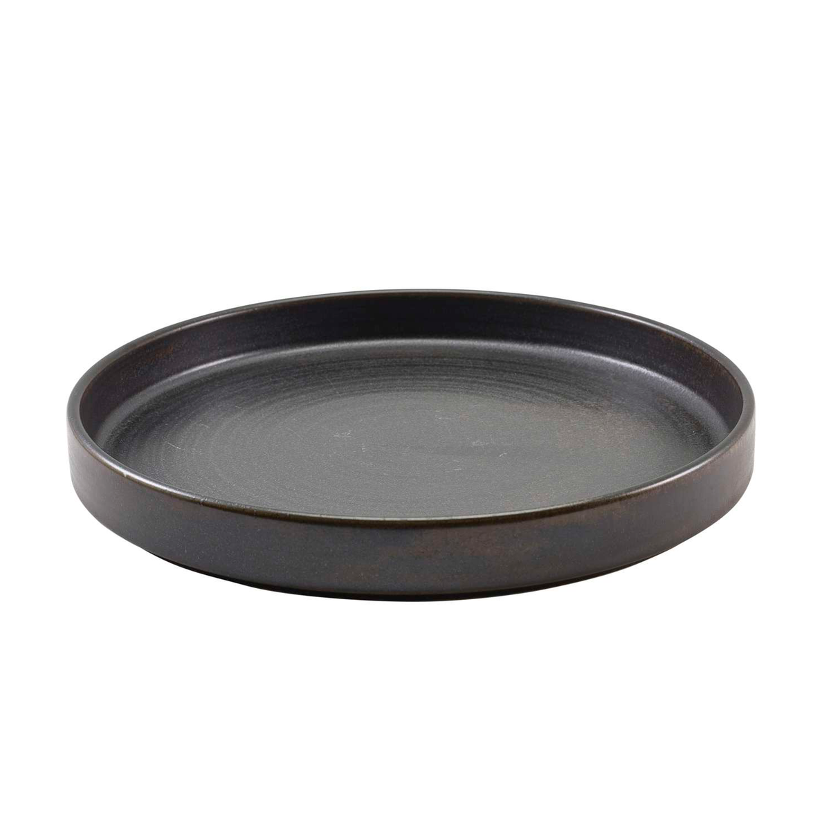 Terra Porcelain Black Presentation Plate 26cm