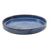 Terra Porcelain Aqua Blue Presentation Plate 26cm 6pk