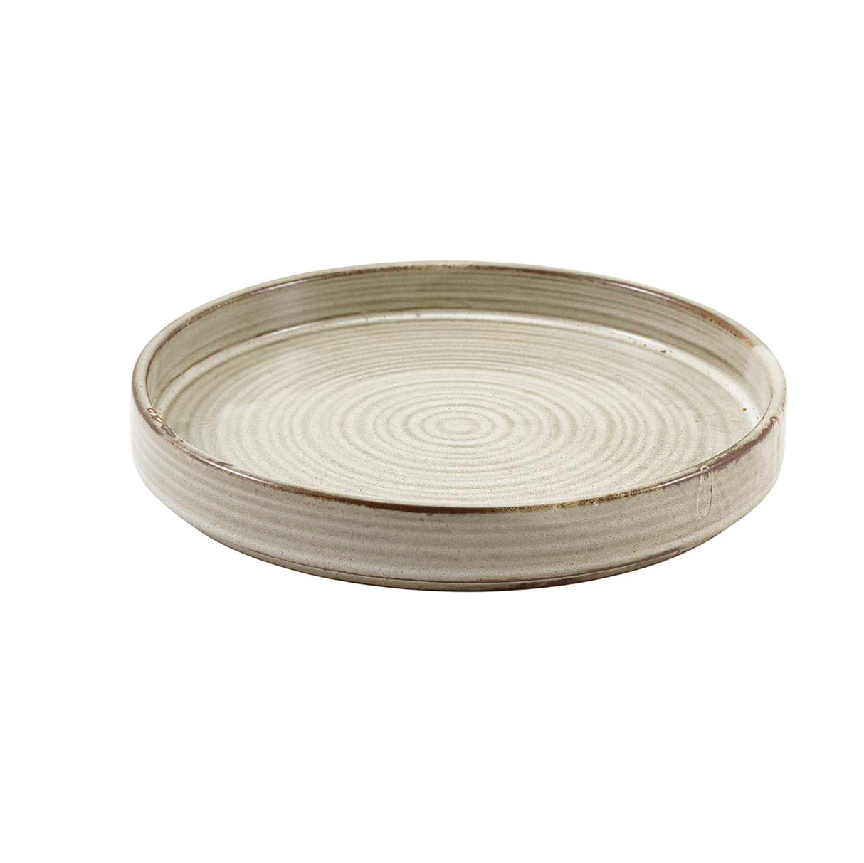 Terra Porcelain Grey Presentation Plate 20.5cm