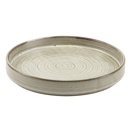 Terra Porcelain Grey Presentation Plate 21cm 6pk