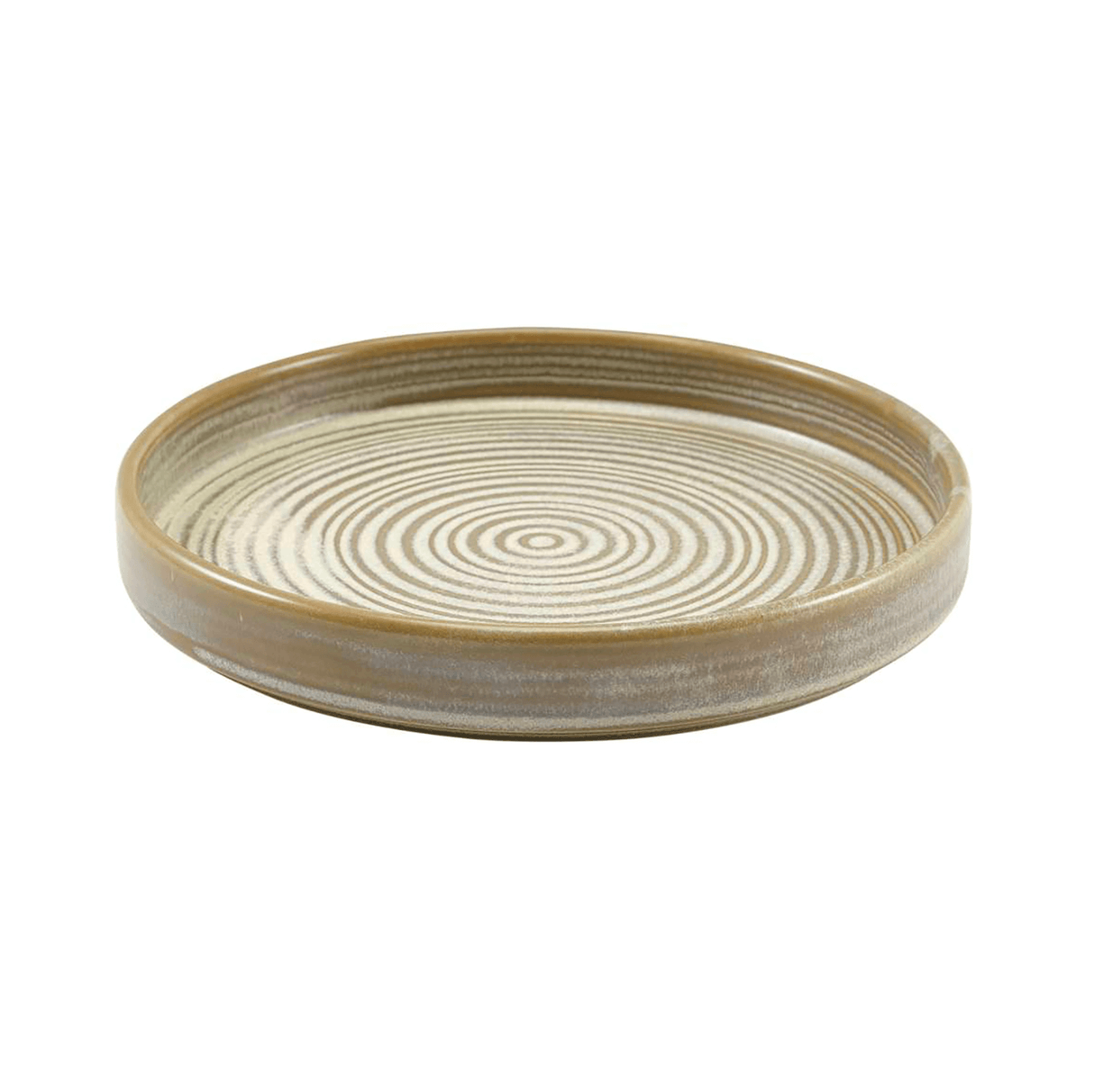 Terra Porcelain Matt Grey Presentation Plate 18cm