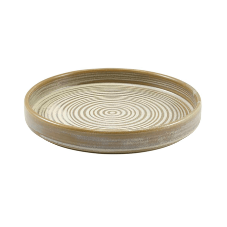Terra Porcelain Matt Grey Presentation Plate 18cm