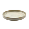 Terra Porcelain Matt Grey Presentation Plate 26cm