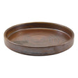 Terra Porcelain Rustic Copper Presentation Plate 18cm 6pk