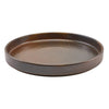 Terra Porcelain Rustic Copper Presentation Plate 26cm 6pk