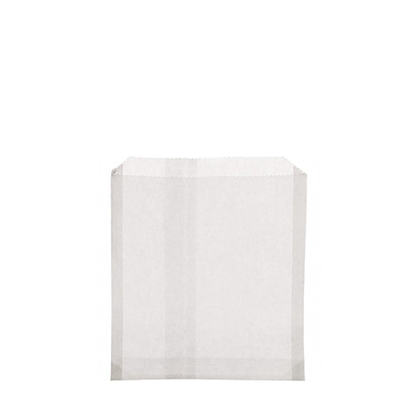Paper Bags White  8.5 x 8.5 1000pk