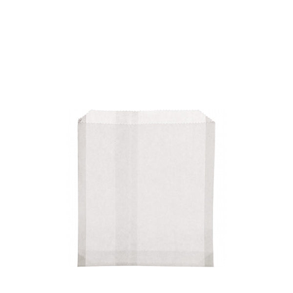 Paper Bags White 8.5 x 8.5 1000pk
