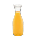 1L Plastic Carafe with Clip Lid - 12 Pack