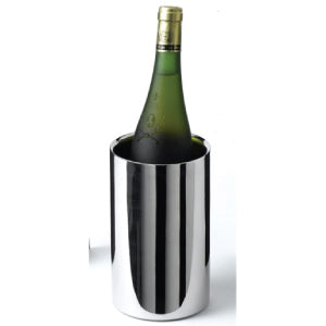 Polished Stainless Steel Wine Cooler 12cm x 20cm