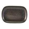 Terra Porcelain Black Rectangular Plate 24 x 16.5cm 12pk