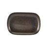 Terra Porcelain Black Rectangular Plate 24 x 16.5cm